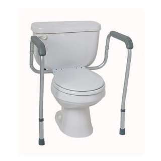 Medline Toilet Safety Rails   White.Opens in a new window
