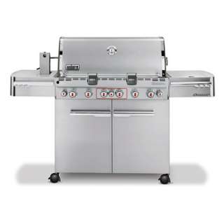   Propane Gas Grill Steel Free Standing Stainless Steel BBQ 077924002380