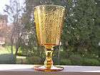 bryce antique amber 1880s pattern eapg goblet water glass wheat
