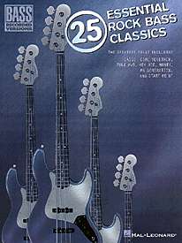 25 Essential Rock Bass Classics   Bass Guitar Tab Book  