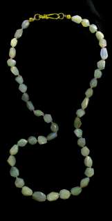 AAA AUSTRALIAN CRYSTAL OPAL FACETED BEADS NECKLACE 18K GOLD  