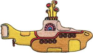 The Beatles Yellow Submarine Movie Art Submarine Patch  