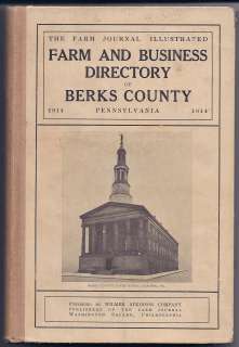 Farm and Business Directory Berks County, PA 1914  