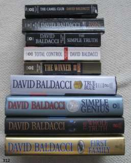 David Baldacci 4 HC + 5 PB/SC New York Times Bestseller  