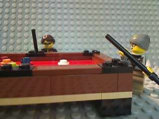 LEGO RED POOL TABLE Billiards 8 Ball City Cue Town Sports Beer Bar 