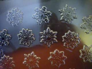 NEW BITE SIZE SNOWFLAKE CHOCOLATE CANDY SOAP MOLD MOLDS  