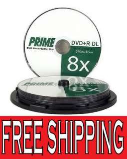 5GB DVD+R DL Double Layer 10 Pack Blank Disc Disk 8X  