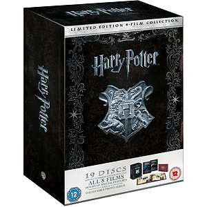 Harry Potter Complete 8 Film Numbered (Limited Collectors Blu Ray Box 