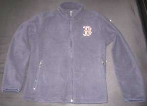 Boston Red Sox MLB Baseball Fleece Jacket Coat Large  
