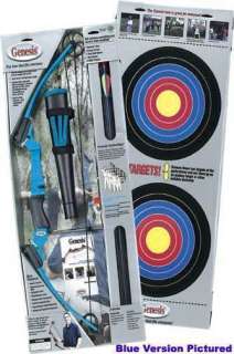   Genesis Mini Blue Raspberry one cam youth bow RH archery kit  