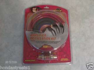   with rca cable and agu fuse holder 17 red braided power cable 3 black
