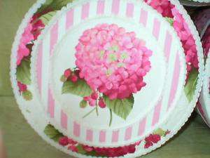 Fabric Covered Hat Boxes, Pink Hydrangeas,  