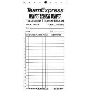  Team Express Lineup Cards