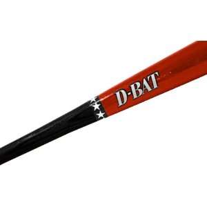  D Bat Pro Player 159 Two Tone Baseball Bats BLACK/ORANGE 