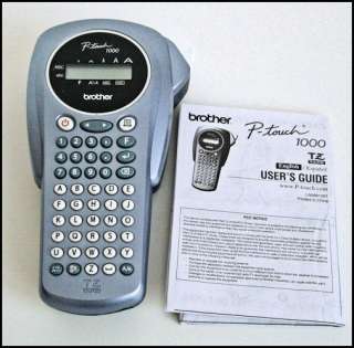 Brother P Touch 1000 Label Maker with new Tape Roll & Batteries  