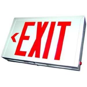    Red LED Double Face Exit Sign with Battery Backup
