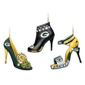  NFL Green Bay Packers Steppin Out Stiletto Shoe Ornament 