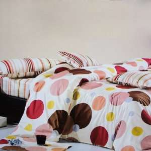  New   Blancho Bedding   [Colorful Bubbles] Luxury 5PC Comforter Set 