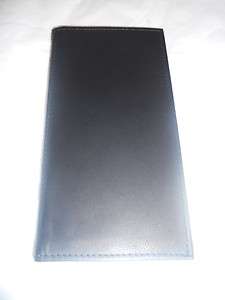 Buxton Black Leather Checkbook Cover  