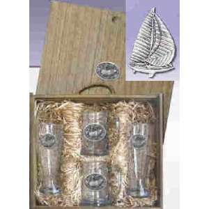  Sailboat Deluxe Boxed Beer Glass Set