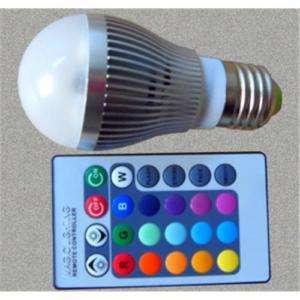 E27 6W RGB 16 Color Remote Control Light Bulb 110V 220V  