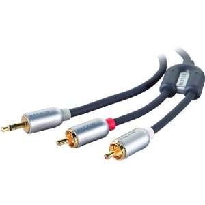  Belkin PUREAV MINIPLUG TO RCA Y AUDIO CABLE 7 FEE 