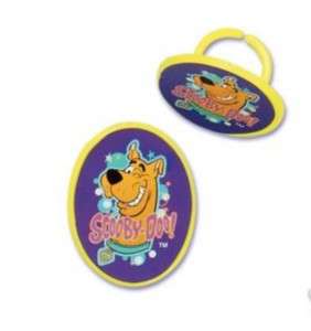Scooby Doo Party Cake Decorations Cupcake Rings Picks  
