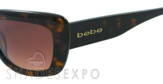 NEW Bebe Sunglasses BB 7033 TORTOISE 001/TORTOISE BELLA DONNA AUTH 