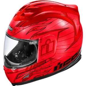   Lifeform Mens Airframe Sports Bike Motorcycle Helmet   Red / 3X Large