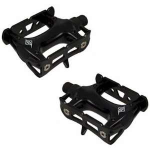  Origin8 Pedals Track Lite 9/16 Powder Coated Black Sports 