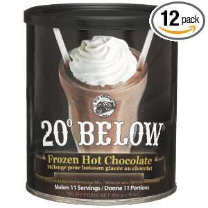 Big Train 20 Below Frozen Hot Chocolate, 16 Ounce Canisters (Pack of 