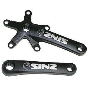  SINZ Expert BMX Crank Arm Set ISIS 140mm Black Sports 