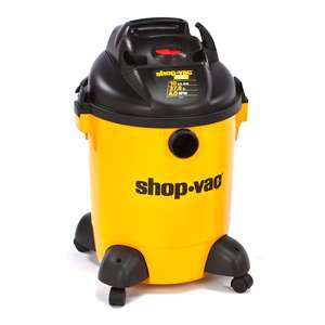Shop Vac Ten (10) Gallon 4 Horsepower Wet / Dry Vacuum Cleaner Kit 
