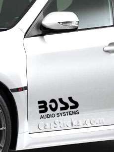 Boss Audio Systems car vinyl sticker decal  