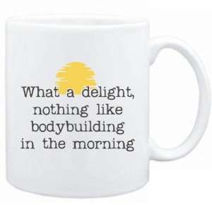  New   Like Bodybuilding In The Morning   Mug Sports 