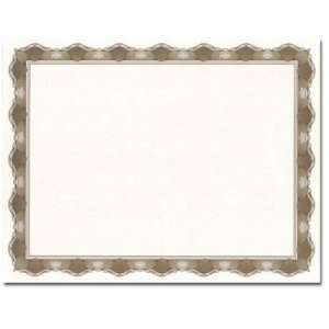  Crown Gold Certificate Border Paper Stock