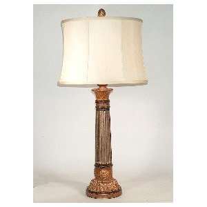 Bradburn Gallery Courtly Tall Column English Table Lamp