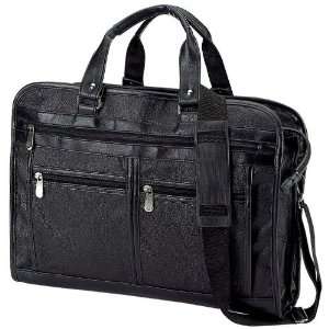   &trade Solid Genuine Leather Portfolio/Briefcase 