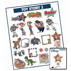  Brother Memory Card Featuring Pixar Toy Story 2 Embroidery 