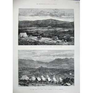  Ruby Mines Burmah 1887 Mogok Camp Mountains Horses