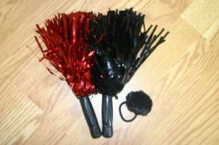   BUCCANEERS CHEERLEADER Costume OUTFIT pom poms 2T 2 BOW CHEERLEADING