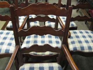 solid cherry hickory rustic hoofed dining chairs  