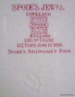 1949 SPODES JEWEL Copeland BILLINGSLEY ROSE   Luncheon Plates 9 1 