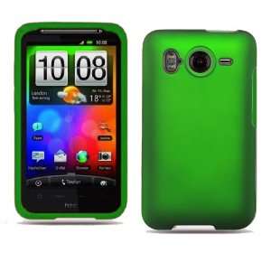 HTC Inspire 4G Rubber Touch Metallic Green Premium Design Hard Cover 