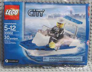NEW Lego City set 30002 POLICE BOAT & POLICEMAN minifig  