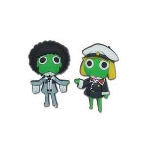   Sgt. Frog Afro and Captain Keroro Anime Pins Set of 2 Toys & Games