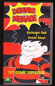 BEANO   DENNIS THE MENACE   BATHNIGHT CLUB + 1  VHS PAL  