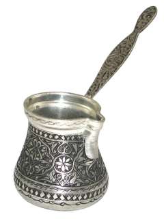 Turkish Coffee Maker Pot Handmade Crafted Solid Copper Medium  