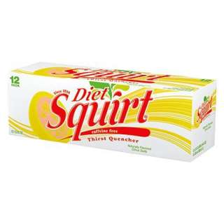 Squirt Diet 12 pk. Caffeine Free Citrus Flavored Soda 12 ozOpens in 