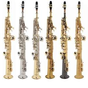   Soprano Saxophone with Tuner, Case, Mouthpiece, 10 Reeds and More